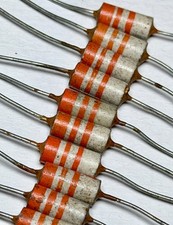 20pcs Vintage Solid Carbon Ceramic Resistors Electronics Radio Audio Amplifier picture
