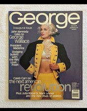 George Magazine Inaugural Issue #1 Oct/Nov 1995 John Kennedy George Wallace picture