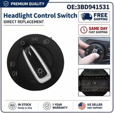 No.3BD941531 Light Switch For VW Jetta Bora Golf MK4 Passat B5 OEM#3BD941531C picture