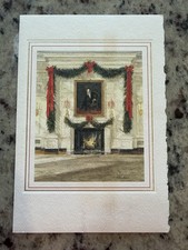RARE 1987 White House Reagan Official Hallmark Presidential Christmas Card picture