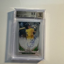 2014 Bowman Chrome Prospects Ryon Healy Autograph RC BGS 9.5 10 Auto picture