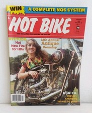 Hot Bike Magazine   January 1988  1970 XLCH Gary Wagner Playa DelRay California picture
