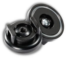 26b Magnetic Cable Tie Mount UV All Black QTY 100 picture
