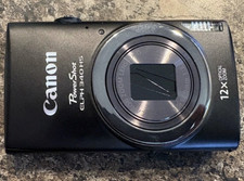 New Canon PowerShot ELPH 340 HS 16.1MP Digital Camera Black w/ 12x Zoom Bundle picture