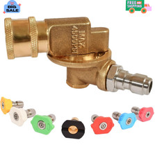 8 Pack 7 Angles Pressure Washer Pivoting Coupler Attachment Accessories Kit picture