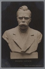 Germany Atelier (studio) Berlin 1907 FRIEDRICH NIETZSCHE Marble Bust RPPC F1 picture