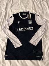 Macron Dundee FC Scotland Home Jersey Shirt Kit Long Sleeves Authentic BNWT picture