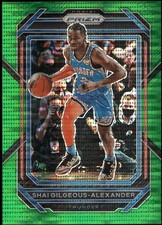 2022 Panini Prizm SHAI GILGEOUS-ALEXANDER #64 SGA OKC Thunder GREEN PULSAR 24/25 picture