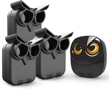 HTZSAFE Owl Home Security Wireless Driveway Alarm 1 Receiver + 3 Sensors picture