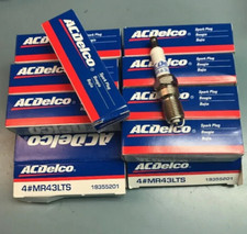 NEW GENUINE ACDelco Marine Spark Plugs MR43LTS 19355201 Set Of 8 picture