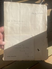 1926 British Prime Minister Stanley Baldwin Signature Autograph On Letterhead picture