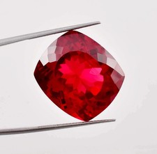 15.70 CT Natural Blood Red Ruby Cushion Cut Certified Gemstone Mozambique picture