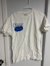 Vintage BDW Weekly Auctions White Graphic T-Shirt Medium picture