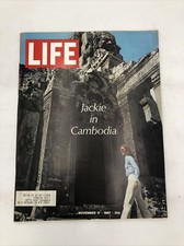 Vtg Life Magazine “Jackie in Cambodia” November 1967 picture