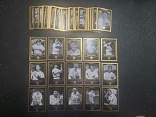 2001 SP Legendary Cuts baseball complete 1-90 card set - Mint picture