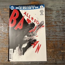 2017 DC UNIVERSE REBIRTH All-Star Batman # 4B Jock Variant Comic picture