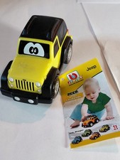 Bburago Burago Junior Jeep Wrangler 'Cars' similar w eyes Yell w blk Tag intact picture
