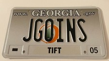 JGOINS Vanity License Plate J GOINS Jonathan John James Jerry Jason Jared picture