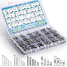 380PCS Stainless Steel Compression Springs Assortment Kit - Small & Tiny Springs picture