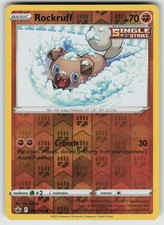 PO-04 Reverse Holo Rockruff 086/198 Common SWSH06: Chilling Reign NM picture