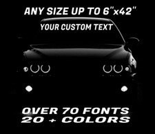 Custom Windshield Lettering 5 x 42 Vinyl Decal Sticker Business Banner Car Truck picture