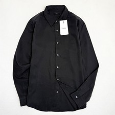 Theory Shirt Mens Size S Fluid Lyocell Long Sleeve Black picture