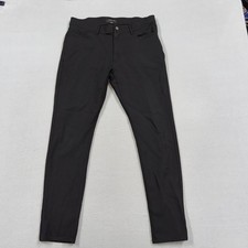 Unbound Merino Pants Mens 32x30 Black Wool Chino Slim Tapered Travel Casual picture