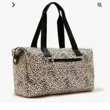 NWT Mali + Lili Weekender bag in leopard print picture