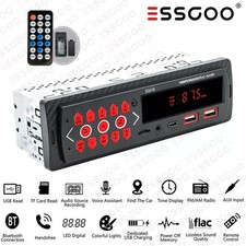Car Stereo Radio Single 1 DIN Mp3 Player AUX-IN Head Unit Bluetooth FM USB TF SD picture
