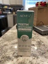 ALIVER Professional Teeth Whitening Foam Toothpaste 2.11 oz. Exp 3/2024 picture