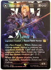 MTG Zenos yae Galvus (Borderless Foil) Final Fantasy 384 NM picture