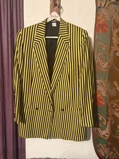 VINTAGE - GIANNI VERSACE - 1990's-  SILK BLEND - DOUBLE BREASTED JACKET - IT 48  picture