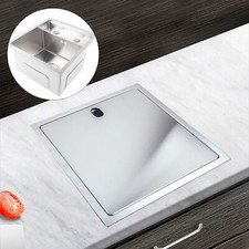 Hidden Bar Kitchen Sink Wear-resistant Indoor Outdoor w/ Faucet Stainless Steel picture