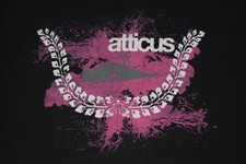 VINTAGE 2006 ATTICUS TREEHORN SPINE BIRD T-SHIRT TEE SIZE S P2P 17.4