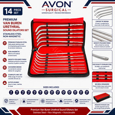 NEW O.R GRADE 12 EA VAN BUREN DILATOR URITHRAL SOUNDS SETS OB/Gyn Surgical picture