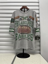 Wow Rare Vintage 90’s Philadelphia Eagles Long Gone All Over Print Shirt picture