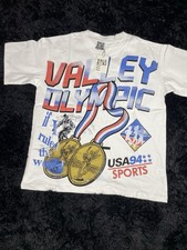 Vale Forever White T Shirt Olympic Medal Graphic in Size L picture