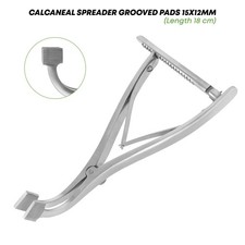 Calcaneal Spreader Grooved Pads 15 x 12 mm Stainless Steel Orthopedic Instrument picture