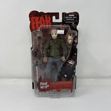 2008 Mezco Cinema Fear Friday 13th Part 3 Jason Voorhees 7” Figure New Box Wear picture