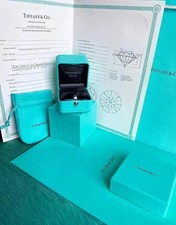 Tiffany & Co Engagement Ring Box + Outer Box + Pouch + Certificate + Folder +Bag picture