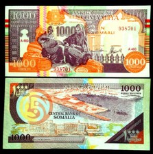 Somalia 1000 Shillings 1990 Banknote World Paper Money UNC Currency Bill Note picture