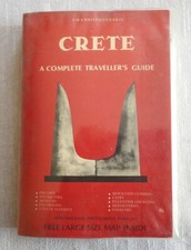 Vtg Crete A Complete Traveller's Guide 2nd Ed JM Christoforakis Red Horn Cover picture