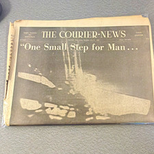 Vintage July 21, 1969 The Courier-News “One Small Step for Man...” Final Edition picture