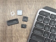 Logitech MX Keys - (1) Single OEM Replacement Key Cap and Hinge - Graphite picture
