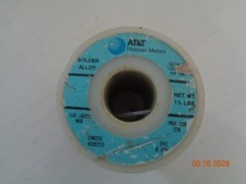 OLDER ROLL OF Solder 1.25 lbs. picture