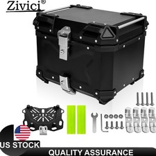 Aluminum Trunk 55L Motorcycle Top Case Waterproof Luggage Storage Tour Tail Box picture