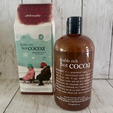 24 fl oz Philosophy Double Rich Hot Cocoa 3-in-1 Shampoo Shower Gel Bubble Bath picture
