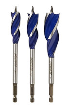 IRWIN SPEEDBOR Boring Drill Bit Set 3 pc Tri-Flute Wood CHN 3041003 picture