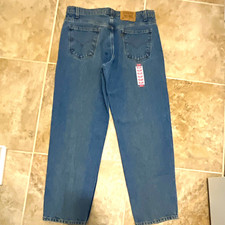 Levi's 550 Men's relaxed Fit Medium Wash Blue Denim Jeans 5-Pocket picture