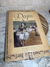 Degas 16 Full Color Prints Abrams Large Art Book 1952 Original Wrap picture
